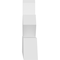 Ekena Millwork Saratoga Architectural Grade PVC Gable Bracket, 108"W x 18"H x 4"D x 6"F, 4/12 Pitch GBP108X18X0406SAR00 - alternate 2